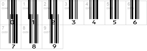 IDAutomation.com HC39M Code 39 Barcode details - Free Fonts at FontZone.net