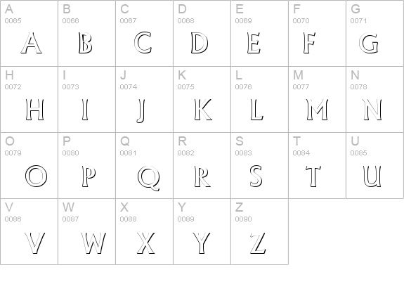a_Allgidus3Dxtr details - Free Fonts at FontZone.net