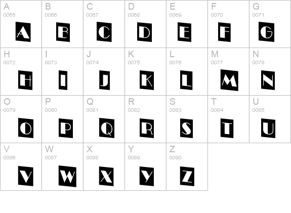 a_BentoCameoDown details - Free Fonts at FontZone.net