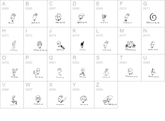 A Blick for All Seasons details - Free Fonts at FontZone.net