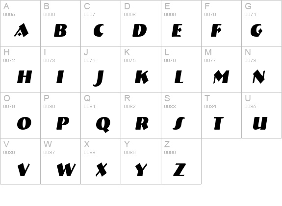 a_BremenCapsNr BoldItalic details - Free Fonts at FontZone.net