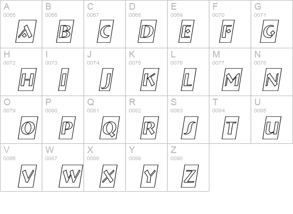 a_BremenCmOtlObl details - Free Fonts at FontZone.net