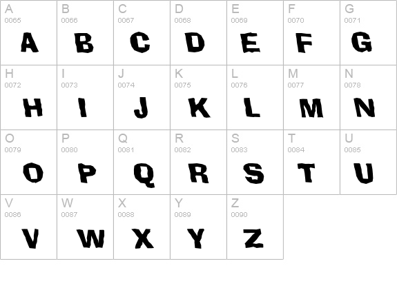 a_BrokerRevObl details - Free Fonts at FontZone.net