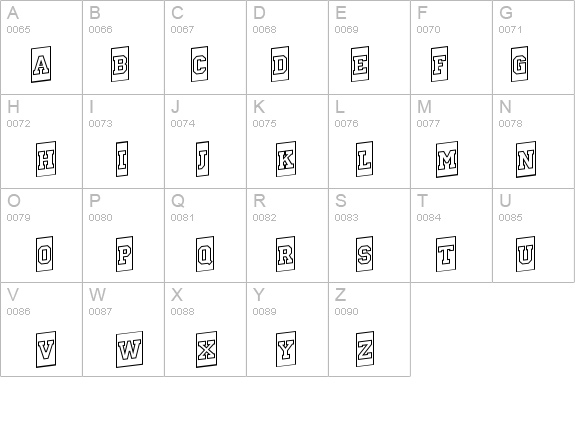 a_CampusCmOtlUp Bold details - Free Fonts at FontZone.net
