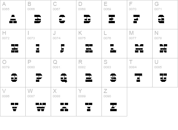 a_CampusStrip details - Free Fonts at FontZone.net