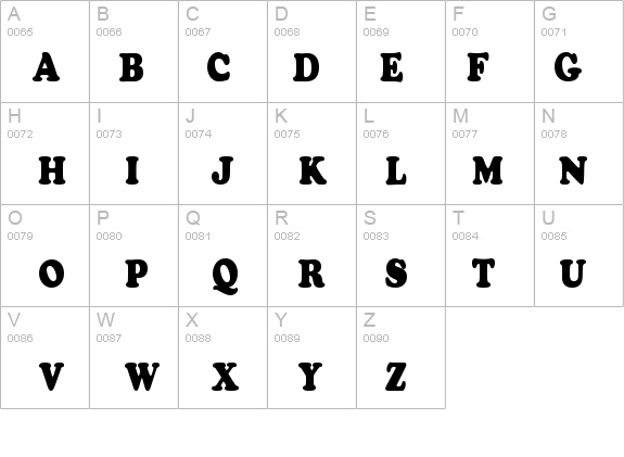 a_CooperBlackNr details - Free Fonts at FontZone.net