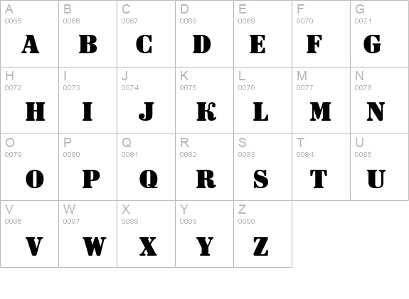 a_Dodger Bold details - Free Fonts at FontZone.net