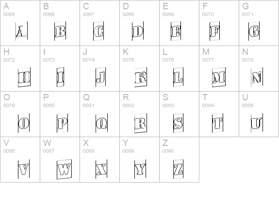 a_DodgerCmOtlUp details - Free Fonts at FontZone.net
