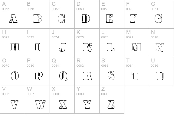 a_DodgerOtl Bold details - Free Fonts at FontZone.net