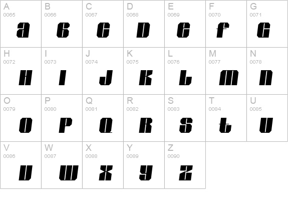 a_Glade Italic details - Free Fonts at FontZone.net