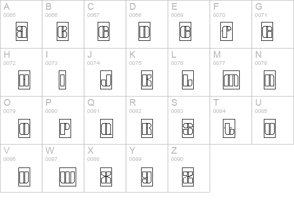 a_GladeCmOtl details - Free Fonts at FontZone.net