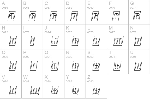 a_GladeCmOtlSl details - Free Fonts at FontZone.net