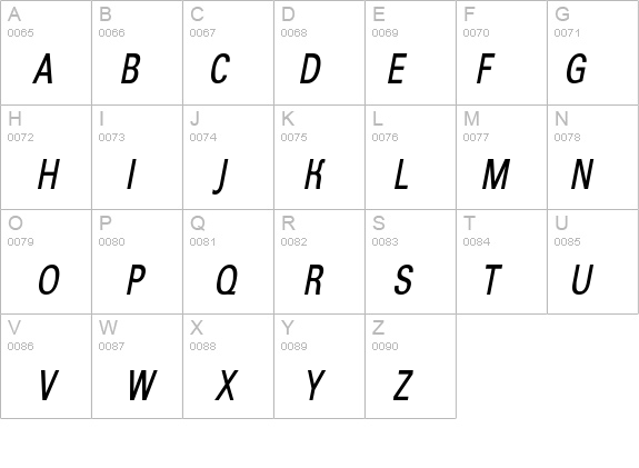 a_GroticCnDemi Italic details - Free Fonts at FontZone.net