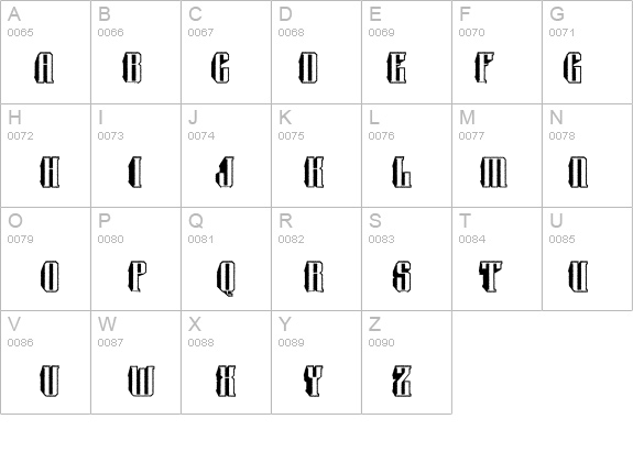 a_Harder3dRough details - Free Fonts at FontZone.net