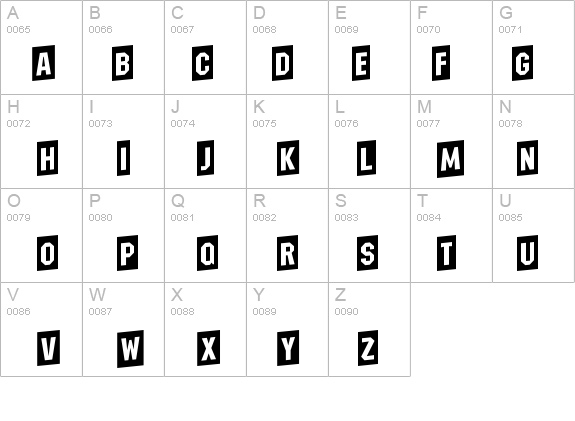 a_MeccanoCameoUp details - Free Fonts at FontZone.net