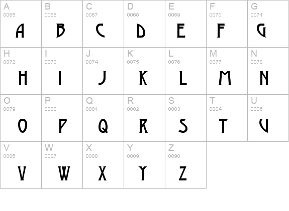 a_Moderno details - Free Fonts at FontZone.net