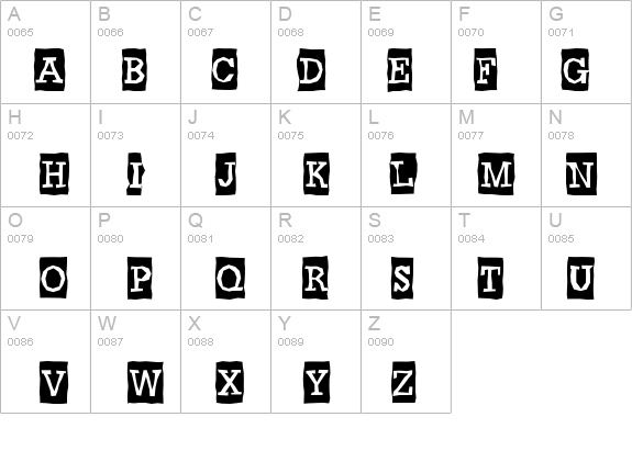 a_NoterCameoBroken details - Free Fonts at FontZone.net