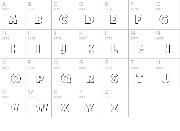 a_Plakat3Dxtr ExtraBold details - Free Fonts at FontZone.net