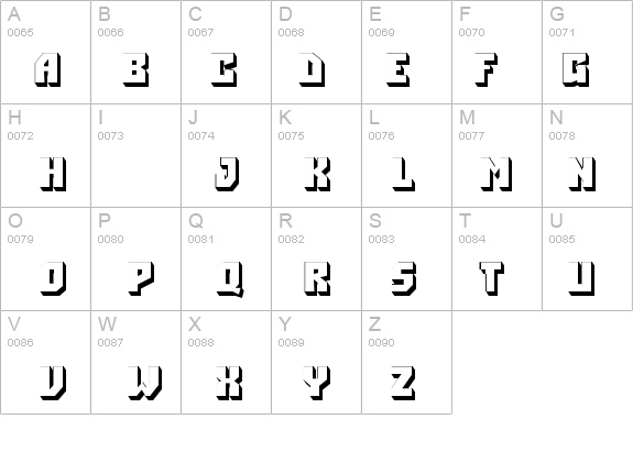a_Simpler3D Bold details - Free Fonts at FontZone.net