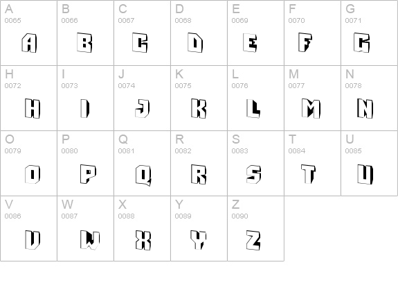 a_Simpler3DShiftDown details - Free Fonts at FontZone.net