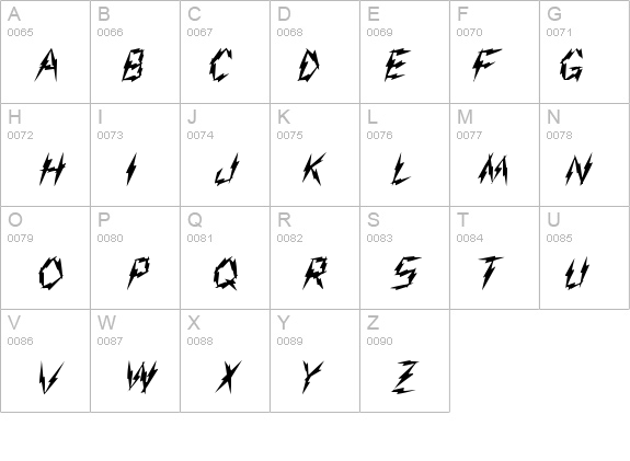 Aarcover Regular details - Free Fonts at FontZone.net
