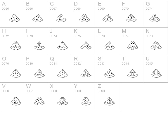 Accent Watermelon details - Free Fonts at FontZone.net