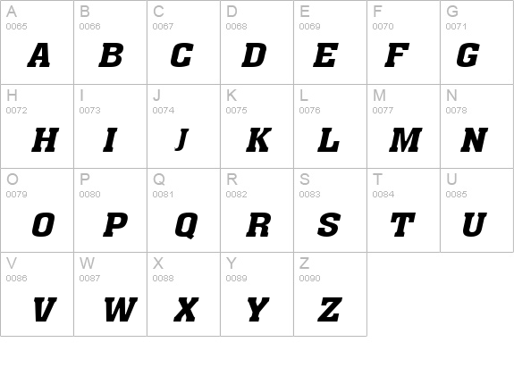 Ache Wide BoldItalic details - Free Fonts at FontZone.net