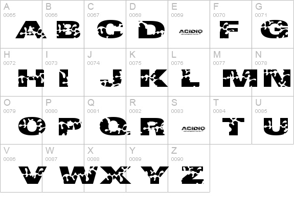 Acidio amore details - Free Fonts at FontZone.net