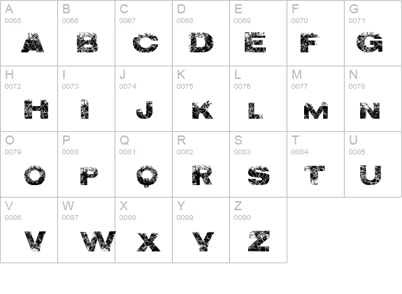 Action of the Time New UL details - Free Fonts at FontZone.net