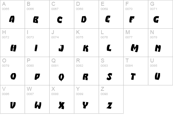 ActionPacked details - Free Fonts at FontZone.net