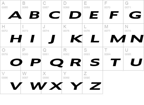 Adams Extended Bold Italic details - Free Fonts at FontZone.net