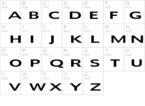 Adams Extended Normal details - Free Fonts at FontZone.net