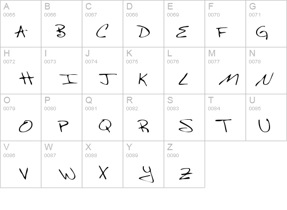 AdamsHand details - Free Fonts at FontZone.net