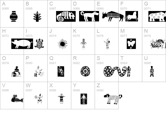 Africain details - Free Fonts at FontZone.net