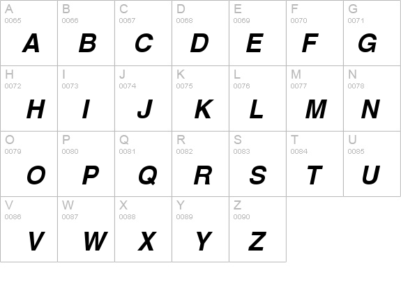 AG Letterica Bold Oblique Bold details - Free Fonts at FontZone.net