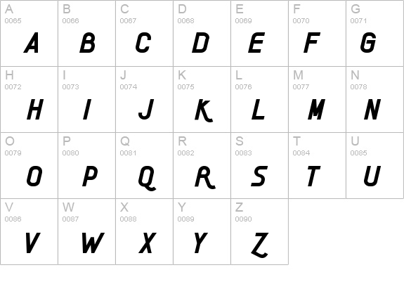 AI kelso BI details - Free Fonts at FontZone.net