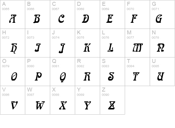 Aidan Italic details - Free Fonts at FontZone.net