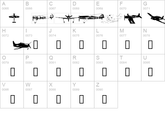 Airwars details - Free Fonts at FontZone.net