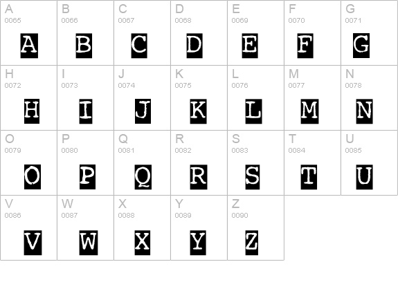 AL Eyewitness details - Free Fonts at FontZone.net