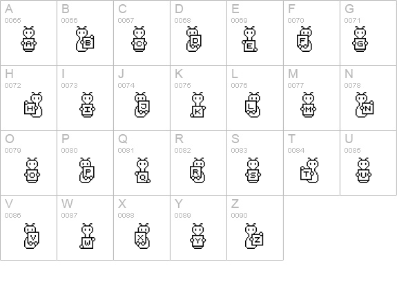 Alien ABC details - Free Fonts at FontZone.net