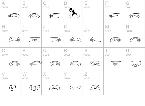 alienation Outline details - Free Fonts at FontZone.net
