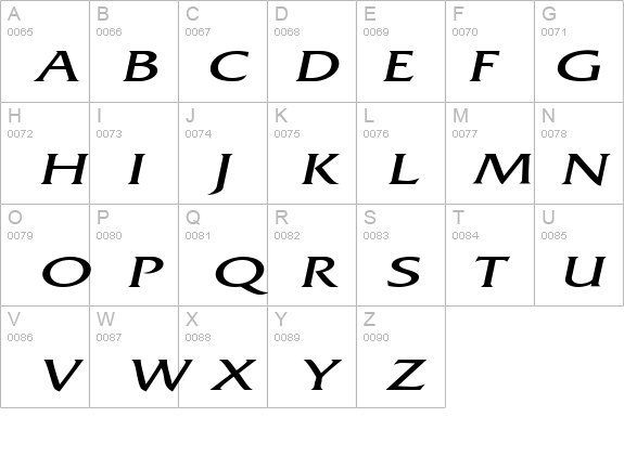 AllianceExtended-Italic details - Free Fonts at FontZone.net