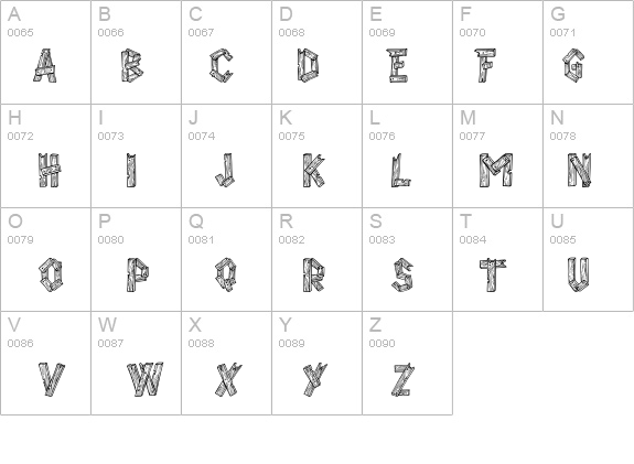 AlphaWood details - Free Fonts at FontZone.net