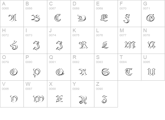 Alte Schwabacher D Ou1 details - Free Fonts at FontZone.net