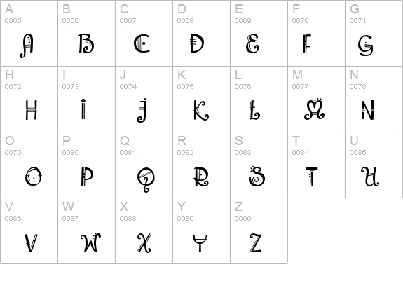 Amadeus details - Free Fonts at FontZone.net