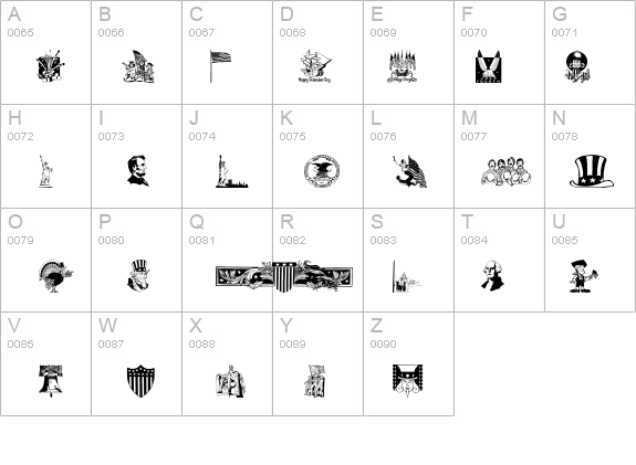 Americanic details - Free Fonts at FontZone.net