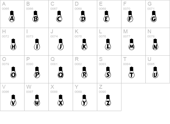 Ampoule Heavy details - Free Fonts at FontZone.net