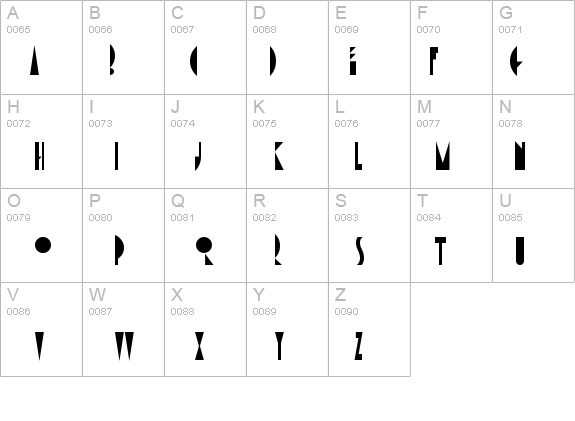 AmsterdamTangram details - Free Fonts at FontZone.net