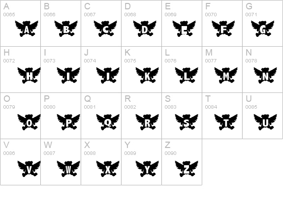 Angel Bear details - Free Fonts at FontZone.net