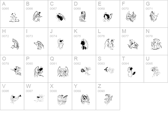 Angelinos details - Free Fonts at FontZone.net